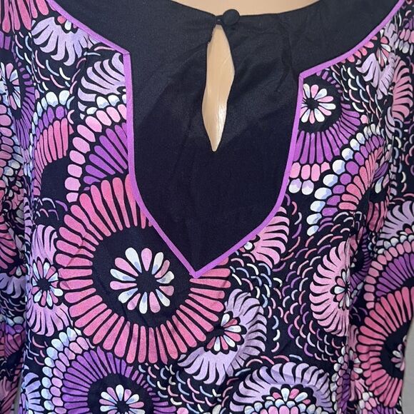 Vintage Bob Mackie Wearable Art tunic , 100% silk. - Picture 4 of 5